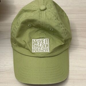 Parks Project Leave It Fern Cap Embroidered Free People Hat 100% Cotton One Size